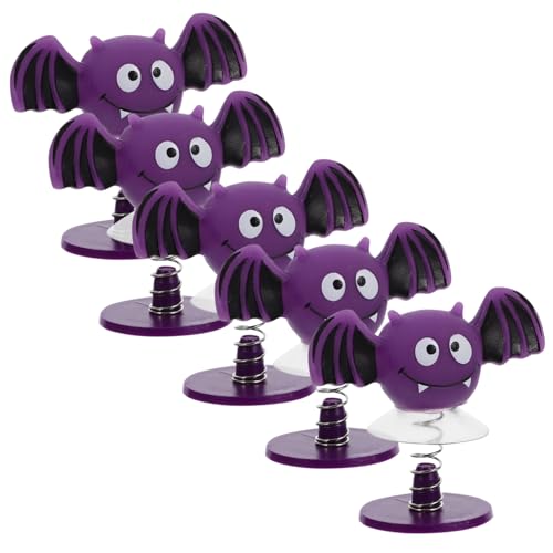 Hemobllo 5Stücke Teiliges Halloween Frühlingsspielzeug Cartoon Sprungspielzeug für Kinderpartys Fledermaus Deko für Zuhause und Büro Mitgebsel für Halloween Feiern Hemobllo 5Stücke Teiliges Halloween Frühlingsspielzeug Cartoon Sprungspielzeug für Kinderpartys Fledermaus Deko für Zuhause und Büro Mitgebsel für Halloween Feiern von Hemobllo