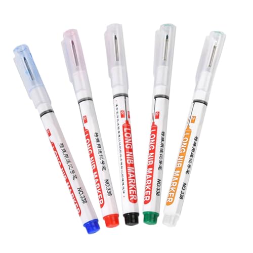 Hemobllo 5Stücke Tiefloch Markierungsstifte für Handwerker Multifunktionale Marker für Öl für Präzise Markierungen Industrie Hemobllo 5Stücke Tiefloch Markierungsstifte für Handwerker Multifunktionale Marker für Öl für Präzise Markierungen Industrie von Hemobllo