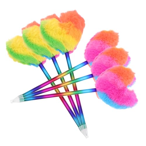 Hemobllo 6 Stück Kugelschreiber mit Herz Pompons Flauschige Kugelschreiber Smudgefreie Tintenballpoint Pens Komfortabler Griff für Schule Büro und Kreatives Schreiben Hemobllo 6 Stück Kugelschreiber mit Herz Pompons Flauschige Kugelschreiber Smudgefreie Tintenballpoint Pens Komfortabler Griff für Schule Büro und Kreatives Schreiben von Hemobllo