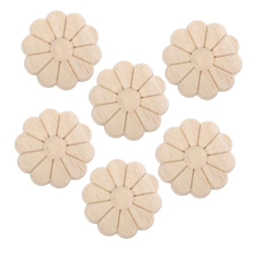 Hemobllo 6 Stück Massivholztür Kommode Holz Zu Onlays Unvollendete Hölzerne Onlays Holz Geschnitzte Onlays Möbelapplikationen Blumenholzschnitzereien Khaki Hemobllo 6 Stück Massivholztür Kommode Holz Zu Onlays Unvollendete Hölzerne Onlays Holz Geschnitzte Onlays Möbelapplikationen Blumenholzschnitzereien Khaki von Hemobllo