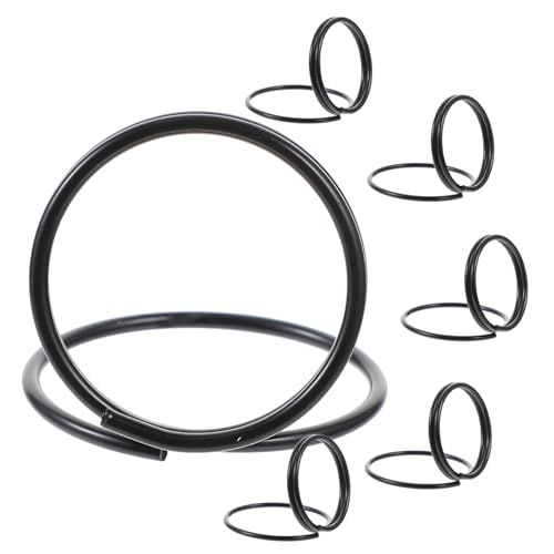Hemobllo 6 Stück Metallnotizennoten Clip Stand Bildhalterständer Clips Platzkartenhalter Für Den Tisch Platzkarte Für Die Hochzeit Kartenhalterclip Platzieren Sortiert Table -numper -hause von Hemobllo