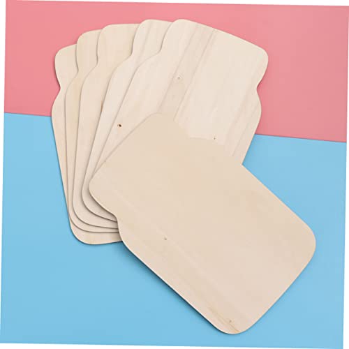 Hemobllo 6 Stück Teiliges Flaschenförmige Holzscheiben Höhe Umweltfreundliche DIY Holzdekorationen Kleine Anhänger für Wohnaccessoires von Hemobllo