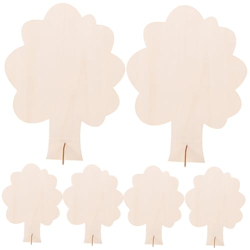 Hemobllo 6 Stück Teiliges Holzbaum Bastelset für Unvollendete DIY Holzbäume mit Glatter Oberfläche zum Bemalen und Dekorieren Sichere Bastelmaterialien für Party und Tischdekoration Hemobllo 6 Stück Teiliges Holzbaum Bastelset für Unvollendete DIY Holzbäume mit Glatter Oberfläche zum Bemalen und Dekorieren Sichere Bastelmaterialien für Party und Tischdekoration von Hemobllo