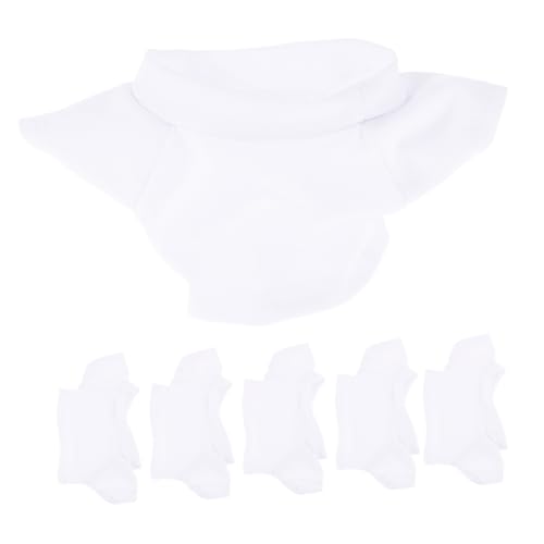 Hemobllo 6 Stück Teiliges Puppen T Shirt aus Weichem Baumwollstoff Verschleißfest Niedliches Bären Design Bequemes Ausziehen Geeignet für Puppen Modisch und Detailreich Gestaltet von Hemobllo