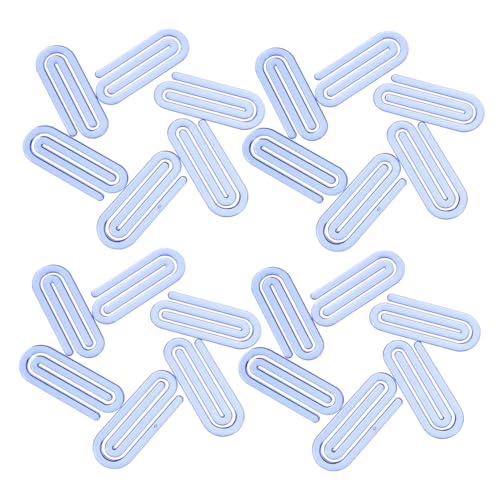 Hemobllo 60 Stück Kleine Blaue Büroklammern aus Flexiblem Kunststoff Niedliche Lesezeichen und Dokumentenclips Multifunktionale Papierklammern für Büro Schule und Zuhause Hemobllo 60 Stück Kleine Blaue Büroklammern aus Flexiblem Kunststoff Niedliche Lesezeichen und Dokumentenclips Multifunktionale Papierklammern für Büro Schule und Zuhause von Hemobllo