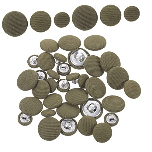 Hemobllo 60 Stück Teiliges Runde Nähknöpfe aus Aluminium Vintage Design Vielseitig Einsetzbar für Mäntel Strickjacken DIY Kleidung Praktische Ersatzknöpfe für Basteln und Reparaturen von Hemobllo
