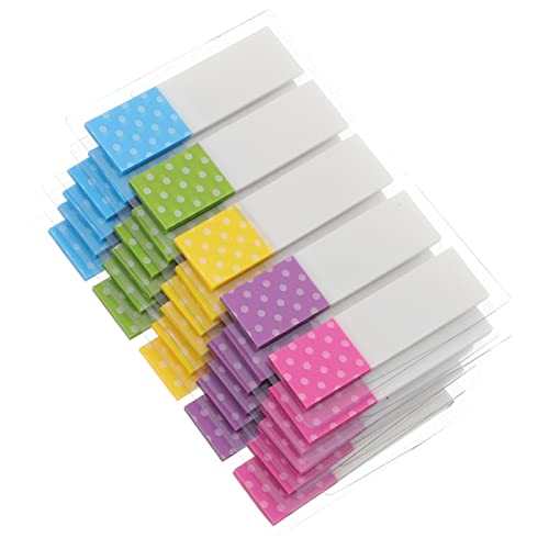 Hemobllo 6Packungen Pack Klebrige Tags Transparente Pet Indexmarker für Lesezeichen Abnehmbare Haftstreifen für Schule und Büro Praktische Seitenbeschriftungen Markante von Hemobllo