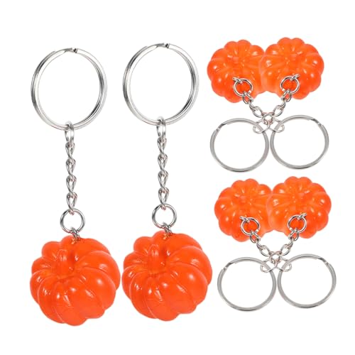 Hemobllo 6Stücke Halloween Kürbis Schlüsselanhänger Süße Kürbis Anhänger Zubehör für Taschen und Halloween Dekoration Hemobllo 6Stücke Halloween Kürbis Schlüsselanhänger Süße Kürbis Anhänger Zubehör für Taschen und Halloween Dekoration von Hemobllo