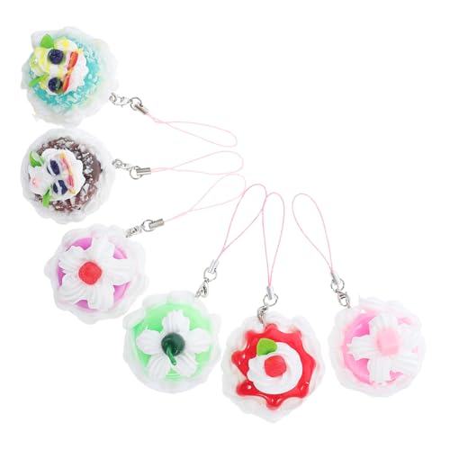 Hemobllo 6pcs Dekorative Gefälschte Kuchen Realistische Cupcake Requisiten Realistischer Künstlicher Kuchen Gefälschter Kuchenmodell Home Staging Ausrüstung Handwerksfotografie Requisiten von Hemobllo