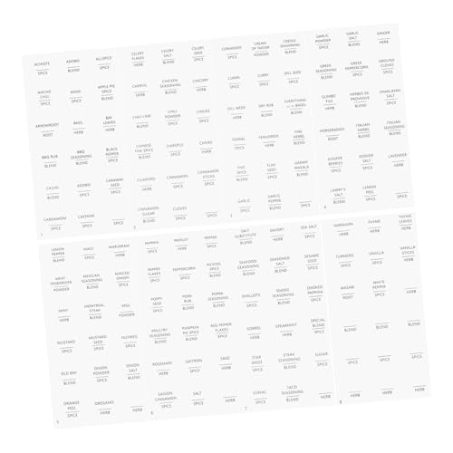 Hemobllo 8 Blatt Geschmacksgeschriebenes Etikett runde Aufkleber vorgedruckte minimalistische Aufkleber Etiketten für Einmachgläser Etiketten für Gewürze Glasetiketten Weiß Hemobllo 8 Blatt Geschmacksgeschriebenes Etikett runde Aufkleber vorgedruckte minimalistische Aufkleber Etiketten für Einmachgläser Etiketten für Gewürze Glasetiketten Weiß von Hemobllo