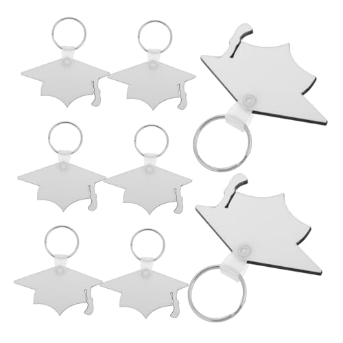 Hemobllo 8 Stück Abschlusskappen Schlüsselanhänger Abschlussfoto Schlüsselanhänger Abschlusskappen Dekoration Abschluss Schlüsselanhänger Medaillen Schlüsselanhänger Für Den von Hemobllo