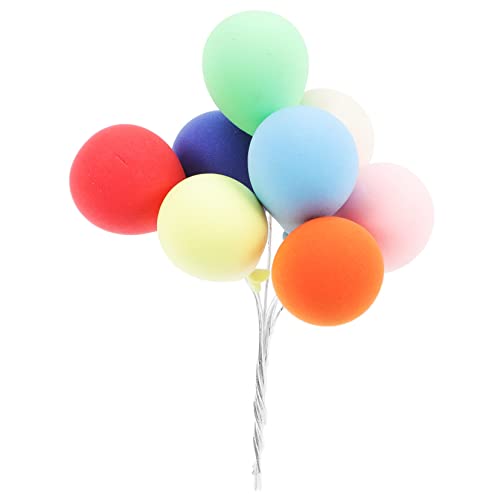 Hemobllo 8 Stück Puppenhaus Mini Ornament klein Rosa Party luftballons Mikrolandschaft Tonballons Puppenhaus-Ballon- Mikro-Landschafts-Ballon- Mikrolandschaftsballon von Hemobllo