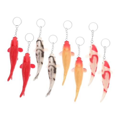 Hemobllo 8 Stück Schlüsselanhänger Süßer Schlüsselanhänger Anhänger Schlüsselanhänger Mini Taschenanhänger Koi Fisch Schlüsselanhänger Für Tasche Koi Fisch Hängedekoration Koi von Hemobllo