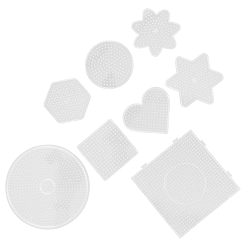 Hemobllo 8 Stück Steckperlen Platte Teiliges Set mit Verschließbaren Steckbrettern Stern Hexagon für DIY Bastelprojekte Kinderfreundlich Vielseitig für Kreative Perlenarbeiten Hemobllo 8 Stück Steckperlen Platte Teiliges Set mit Verschließbaren Steckbrettern Stern Hexagon für DIY Bastelprojekte Kinderfreundlich Vielseitig für Kreative Perlenarbeiten von Hemobllo