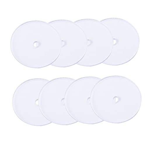 Hemobllo 80 Stück Transparente Ohrstecker Stopper Scheiben Pads für Stabilen Halt und Schmerzfreie Ohrringe Wiederverwendbar Flexibel für Ohrhänger und Ohrstecker von Hemobllo