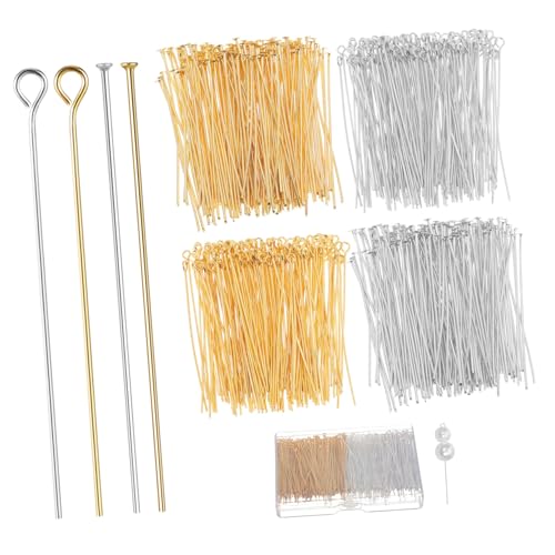 Hemobllo 800Stücke Schmuckstifte Flache Pins für DIY Schmuckherstellung Form Armbänder Halsketten Charms mit Aufbewahrungsbox Hemobllo 800Stücke Schmuckstifte Flache Pins für DIY Schmuckherstellung Form Armbänder Halsketten Charms mit Aufbewahrungsbox von Hemobllo