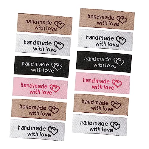 Hemobllo 80Stücke DIY Kleidungsetiketten Handgefertigte Nähetiketten für Kreative Nähprojekte und Personalisierte von Hemobllo