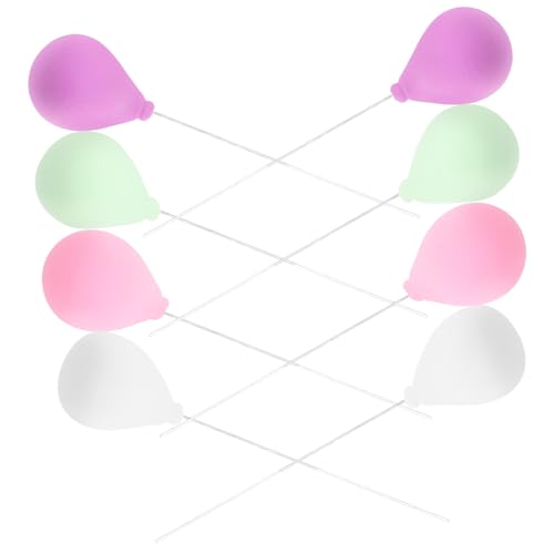 Hemobllo 8Stücke Miniaturballons Für Puppenhaus Runde Und Ballons Zufälligen Farben Für Mini Und Terrarien Für Kreative DIY Projekte von Hemobllo