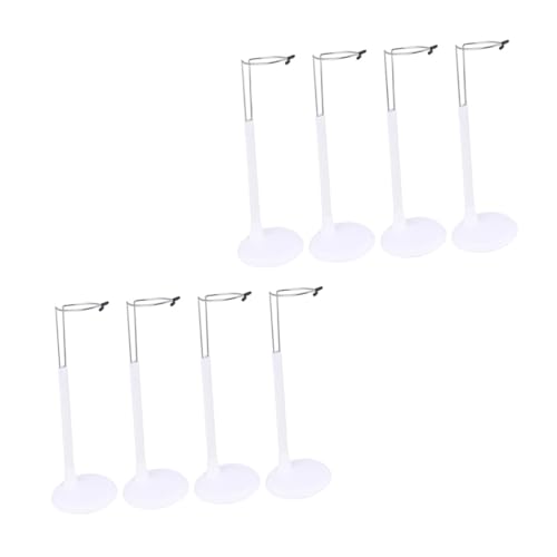 Hemobllo 8Stücke Puppenständer Halter Höhenverstellbar für Puppenfiguren Stabiler Kunststoff Puppenhalter für Große Puppen zum Ausstellen und Organisieren von Puppen von Hemobllo