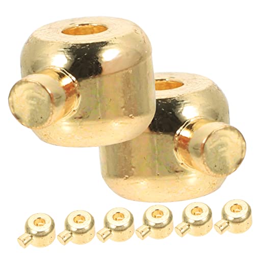 Hemobllo 8Stücke Teiliges DIY Schmuckverschluss Verschlüsse für Armbänder Halsketten Einfach zu Verwenden Langlebig und Sicher für Kreationen von Hemobllo