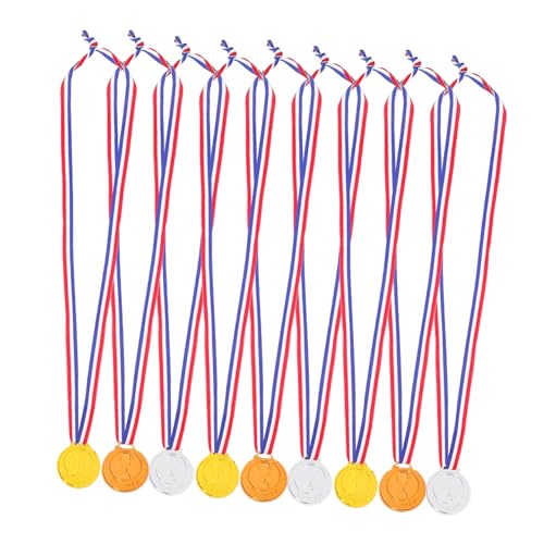 Hemobllo 9 Stück Medaillen Für Vorschulkinder Weihnachtsspiel Medaillen Partyspiel Auszeichnungen Glückwunsch Abschlussmedaillen Vorschul Auszeichnungsmedaillen Sport Themen Party von Hemobllo