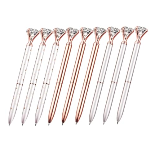 Hemobllo 9 Stück Teiliges Kugelschreiber Metallkugelschreiber mit Kristalldekor Ergonomisch Komfortabel Langlebig Kreatives Business Schreibset als für Büro und Schule Hemobllo 9 Stück Teiliges Kugelschreiber Metallkugelschreiber mit Kristalldekor Ergonomisch Komfortabel Langlebig Kreatives Business Schreibset als für Büro und Schule von Hemobllo