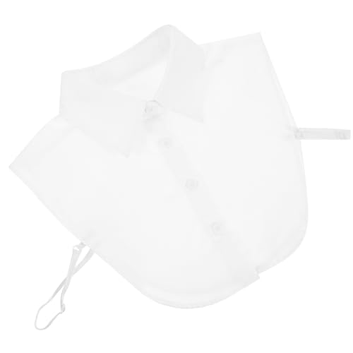 Hemobllo Abnehmbarer Damen Baumwoll Kragen Weiß Bestickter Blusenkragen als Vielseitiges Kleidung Accessoire für Hemden Blusen Kurze und Lange Kleider und Komfortabel von Hemobllo