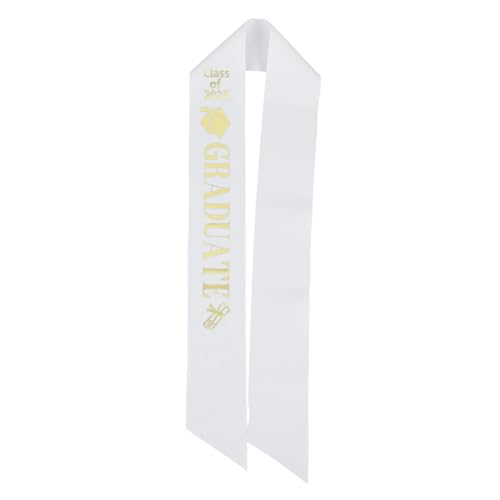 Hemobllo Abschlussfeier Träger Abschluss Schärpe DIY Party Schärpe Requisite Abschlussfeier Requisiten Abschlusskleid Schärpe Grad Schärpe Abschlussfeier Zubehör Abschlussdekorationen von Hemobllo