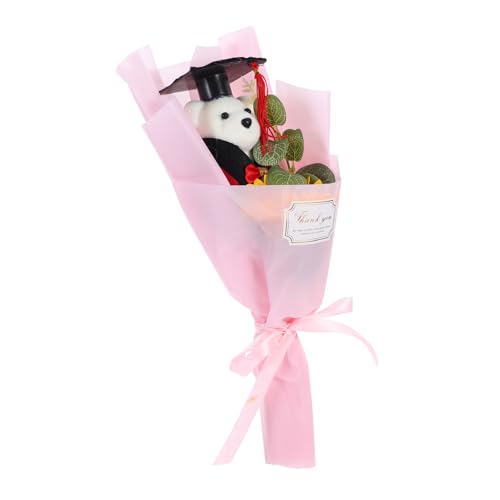 Hemobllo Abschlusssaison -simulationsstrauß Bärenstrauß Für Den Abschluss Winziges Abschluss-stofftier Bärenpuppenstrauß Abschluss-süßigkeitsstrauß Grad Gastgeschenke Rosa Plüsch Hemobllo Abschlusssaison -simulationsstrauß Bärenstrauß Für Den Abschluss Winziges Abschluss-stofftier Bärenpuppenstrauß Abschluss-süßigkeitsstrauß Grad Gastgeschenke Rosa Plüsch von Hemobllo