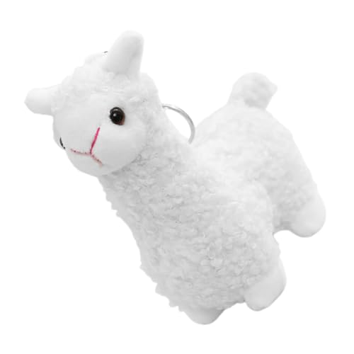 Hemobllo Alpaka-schlüsselanhänger Lamm Plüsch Schafspielzeug Plüschtier-schlüsselanhänger Ausgestopfter Tierschlüsselbund Plüsch-schlüsselanhänger Kawaii Schaf-halskette Kurzer Plüsch Weiß Hemobllo Alpaka-schlüsselanhänger Lamm Plüsch Schafspielzeug Plüschtier-schlüsselanhänger Ausgestopfter Tierschlüsselbund Plüsch-schlüsselanhänger Kawaii Schaf-halskette Kurzer Plüsch Weiß von Hemobllo