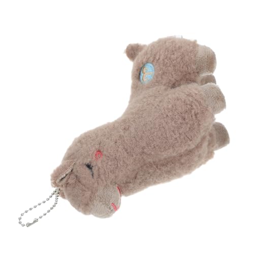 Hemobllo Alpaka-schlüsselanhänger Schlüsselanhänger Alpaka-handtaschenanhänger Rucksackanhänger Alpaka Kawaii Plüsch-schlüsselanhänger Handtaschen-rucksack-anhänger Plüsch-affenfigur Plüsch von Hemobllo