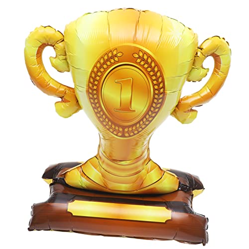 Hemobllo Aluminiumfolienballon Trophy Ballon für Abschlussfeier Sport Party Dekoration für Innen und Außendekoration Langlebiges Material für Unvergessliche Hemobllo Aluminiumfolienballon Trophy Ballon für Abschlussfeier Sport Party Dekoration für Innen und Außendekoration Langlebiges Material für Unvergessliche von Hemobllo