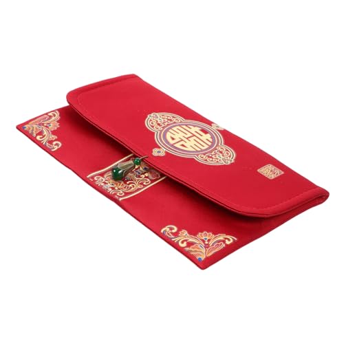 Hemobllo Chinesischer Rotumschlag Design für Geldgeschenke Traditionelle Deko für Verlobungsfeiern Glücksbringendes Langlebiges Material für Hochzeiten Besondere Anlässe von Hemobllo