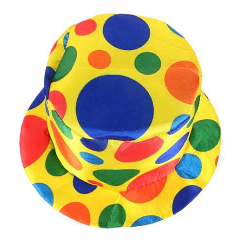 Hemobllo Clown Hut für Halloween und Karneval Lustige Cosplay Requisite für Partys Bühnenauftritte und Kostümpartys Bequemer und Langlebiger Partyhut für Fröhliche Auftritte Hemobllo Clown Hut für Halloween und Karneval Lustige Cosplay Requisite für Partys Bühnenauftritte und Kostümpartys Bequemer und Langlebiger Partyhut für Fröhliche Auftritte von Hemobllo