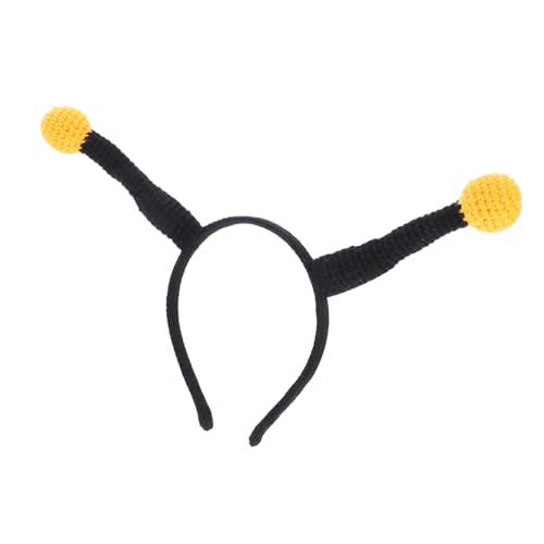 Hemobllo Clown Stirnband Haarschmuck Für Stirnbänder Karnevalskostüm Zubehör Zirkuszubehör Karnevalsstirnband Clownkostüm Stirnband Strickstirnband Garn Schwarz von Hemobllo