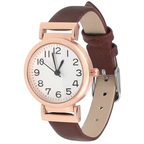 Hemobllo Damenuhr – Armbanduhr Minimalistische Quarzuhr Mode Uhr Lederband Uhr Casual Uhr für Damen Mädchen Hemobllo Damenuhr – Armbanduhr Minimalistische Quarzuhr Mode Uhr Lederband Uhr Casual Uhr für Damen Mädchen von Hemobllo
