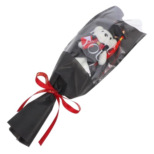 Hemobllo Dr Bear Abschlussstrauß Abschluss Bär Blumenstrauß Bären Party Dekorationen Abschluss Requisiten Abschluss Dekorationen Abschluss Party Dekorationen Süßer Bärenstrauß von Hemobllo