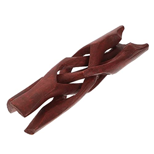 Hemobllo Dreibeiniger Holzständer aus Robustem Naturholz Schlangenförmiger Abalone Halter Stabiler Displayständer für Schmuck Dekoration Umweltfreundlich und Langlebig von Hemobllo