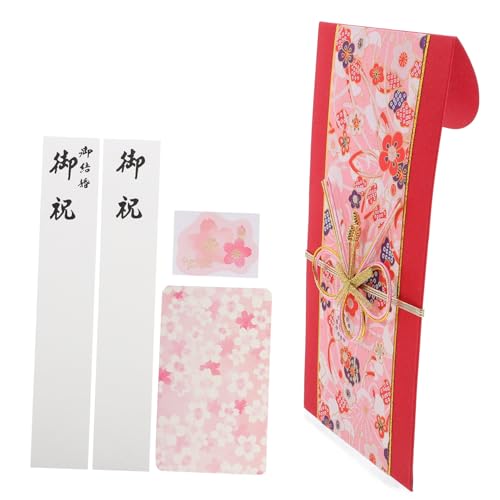 Hemobllo Elegante Chinesische Hochzeit Rote Umschläge Geldumschlag aus Stabilem Papier Traditionelle Geldtasche für Besondere Anlässe Dekoratives Geschenkumschlag mit Retro von Hemobllo