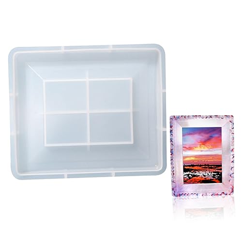 Hemobllo Epoxidharz Silikonform für DIY Fotorahmen Langlebige Rahmenform für Dekorationen für Zuhause und Familie Hemobllo Epoxidharz Silikonform für DIY Fotorahmen Langlebige Rahmenform für Dekorationen für Zuhause und Familie von Hemobllo