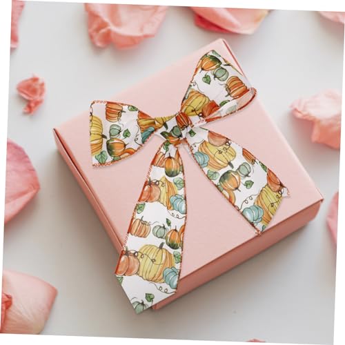 Hemobllo Erntesaison Geschenkband Kürbismotiv Dekoratives Geschenkband für Thanksgiving Party Herbstliches Bastelband Vielseitiges DIY Geschenkverpackungsband für Festtagsdekoration Hemobllo Erntesaison Geschenkband Kürbismotiv Dekoratives Geschenkband für Thanksgiving Party Herbstliches Bastelband Vielseitiges DIY Geschenkverpackungsband für Festtagsdekoration von Hemobllo