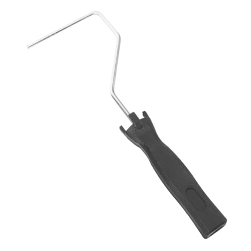 Hemobllo Farbroller Glatter Farbroller Wandreparaturrolle Farbroller Malerrolle Wandflicken Farbrollpinsel Schrank Farbroller Breiter Farbroller Schwarzer Stahldraht von Hemobllo