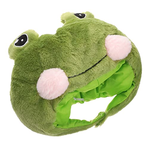 Hemobllo Froschhut Plüsch Kostümzubehör für Partys Verkleidungen und Fotoshootings Einzigartige Frosch Kopfbedeckung für Männer Frauen Jungen und Lebhaft Hemobllo Froschhut Plüsch Kostümzubehör für Partys Verkleidungen und Fotoshootings Einzigartige Frosch Kopfbedeckung für Männer Frauen Jungen und Lebhaft von Hemobllo