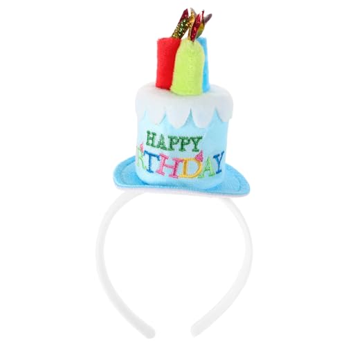 Hemobllo Geburtstagstorte Stirnband Neuheit Hut brithday stirnband Kopfbedeckungen für Erwachsene karneval kopfschmuck Geburtstags-Stirnband-Accessoire Plastik Sky-blue Hemobllo Geburtstagstorte Stirnband Neuheit Hut brithday stirnband Kopfbedeckungen für Erwachsene karneval kopfschmuck Geburtstags-Stirnband-Accessoire Plastik Sky-blue von Hemobllo