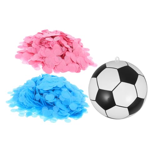 Hemobllo Gender Reveal Soccer Ball mit Buntem Konfetti Leichtes Plastik Deko für Shower Party DIY Geschlechtsenthüllungsspiel für Jungen oder Mädchen Tisch und Raumdeko Hemobllo Gender Reveal Soccer Ball mit Buntem Konfetti Leichtes Plastik Deko für Shower Party DIY Geschlechtsenthüllungsspiel für Jungen oder Mädchen Tisch und Raumdeko von Hemobllo