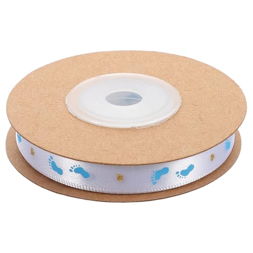 Hemobllo Geschenkband mit Niedlichem Fußabdruck Breit Weiches Polyesterband für DIY Basteln Babyparty Dekoration Personalisierte Geschenkverpackung Vielseitig Verwendbar Hemobllo Geschenkband mit Niedlichem Fußabdruck Breit Weiches Polyesterband für DIY Basteln Babyparty Dekoration Personalisierte Geschenkverpackung Vielseitig Verwendbar von Hemobllo