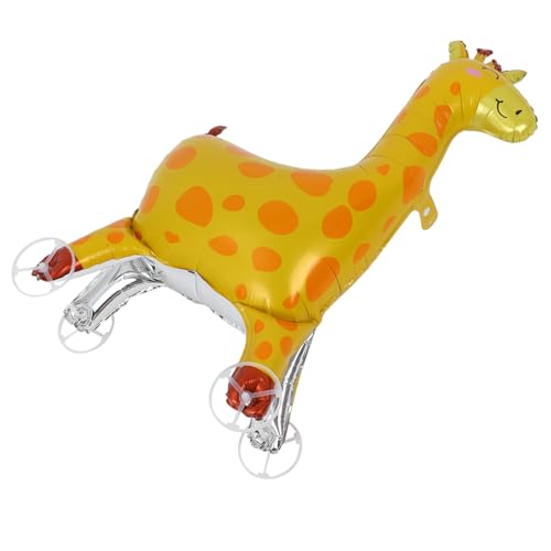 Hemobllo Giraffenballon Giraffen-Partydekorationen Ballons zum Thema Dschungel Ballon Tierballons Luftballons für Geburtstagsfeier Ballon-Tier-Kit Aluminiumfolie Yellow Hemobllo Giraffenballon Giraffen-Partydekorationen Ballons zum Thema Dschungel Ballon Tierballons Luftballons für Geburtstagsfeier Ballon-Tier-Kit Aluminiumfolie Yellow von Hemobllo