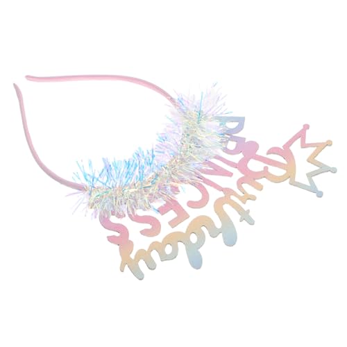 Hemobllo Glitzerndes Geburtstags Stirnband für Prinzessin Tiara mit Feinem Glitzerfaden Farbverlaufendes Party Haarband Dekoratives Kindergeburtstagszubehör Auffälliges Accessoire Hemobllo Glitzerndes Geburtstags Stirnband für Prinzessin Tiara mit Feinem Glitzerfaden Farbverlaufendes Party Haarband Dekoratives Kindergeburtstagszubehör Auffälliges Accessoire von Hemobllo