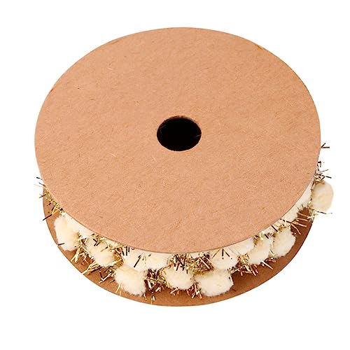 Hemobllo Goldfarbene Drahtband mit Flauschigen Pompons Glänzende Geschenkband Dekoration Vielseitig für Weihnachtsbaum Geschenkverpackung Haaraccessoires und Partydeko Geeignet Hemobllo Goldfarbene Drahtband mit Flauschigen Pompons Glänzende Geschenkband Dekoration Vielseitig für Weihnachtsbaum Geschenkverpackung Haaraccessoires und Partydeko Geeignet von Hemobllo