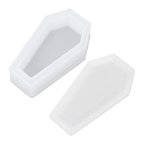 Hemobllo Halbtransparente Silikonform Sargform DIY Gießform für Kristallharz Epoxidharz Langlebig Leicht Entformbar DIY Zubehör für Halloween zu Hause und Schule Hemobllo Halbtransparente Silikonform Sargform DIY Gießform für Kristallharz Epoxidharz Langlebig Leicht Entformbar DIY Zubehör für Halloween zu Hause und Schule von Hemobllo